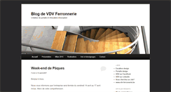 Desktop Screenshot of blog.vdv-ferronnerie.be